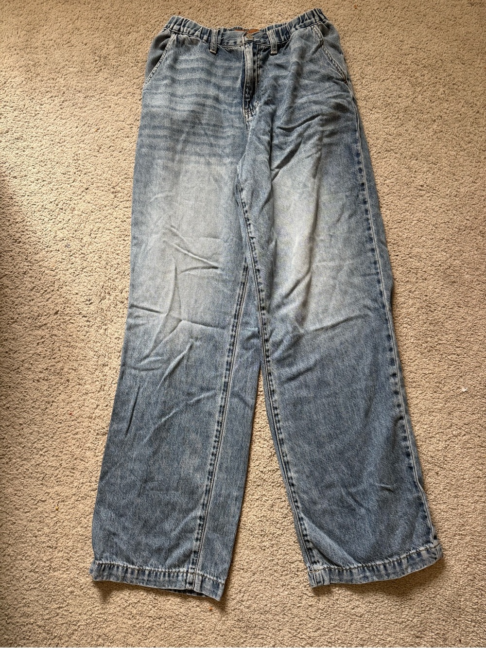 Judy Blue Washed Light Blue Relaxed Jeans